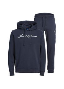 Jack & Jones JACK & JONES Jogginganzug &raquo;FREDDIE SWEAT TRACKSUIT&laquo;, (Set, 2 tlg.) blau S navy Jogginganzug im stylischen Outfit