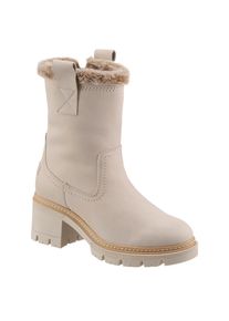 Tamaris Winterstiefelette, mit Tex-Ausstattung beige 39 Modische Stiefelette mit Fellimitat am Schaftrand