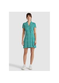 Khujo Blusenkleid &raquo;Kleid SIMA&laquo;, im Slim Fit mit leichtem Innenfutter gr&uuml;n XL Normalgr&ouml;&szlig;en gr&uuml;n-gemustert Slim Fit