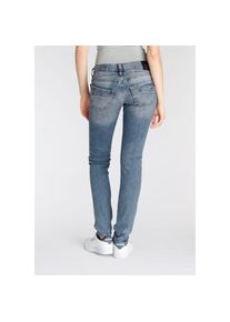 Herrlicher R&ouml;hrenjeans &raquo;PIPER SLIM ORGANIC&laquo;, mit figurstreckendem Beinverlauf blau 27 L&auml;nge 32 fern blue R&ouml;hrenjeans ""Piper Slim Organic"" von...