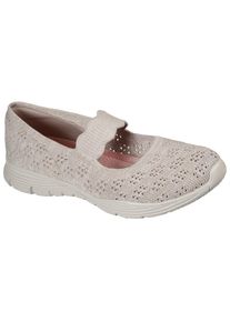 Skechers Ballerina &raquo;SEAGER SIMPLE THINGS&laquo;, mit elastischem Riemchen grau 41 taupe In veganer Verarbeitung