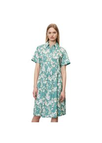 Marc O'Polo MARC O'POLO Blusenkleid &raquo;aus leichtem Organic Cotton-Lyocell-Mix&laquo; blau 44 Normalgr&ouml;&szlig;en Sommerliches Lieblings-Kleid f&uuml;r viele Anl&auml;sse