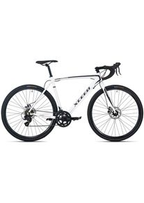 KS-Cycling KS CYCLING Rennrad &raquo;Xceed&laquo;, 14 Gang, Shimano, Tourney Schaltwerk, Kettenschaltung schwarz-wei&szlig;