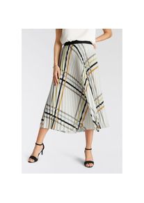 select! By Hermann Lange Plisseerock, aus Chiffon mit Streifenmuster orange 38 orange-marshmellow Faltenrock mit buntem Streifenmuster von Select...