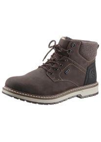 Rieker Schn&uuml;rstiefel, mit -TEX Ausstattung braun 42 dunkelbraun-schwarz Modischer Winterstiefel mit Rieker-TEX Ausstattung