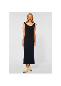 Street One Jerseykleid, in langer Form, unifarben blau 38 N-Gr grand blue Sommerliches Midikleid von Street One