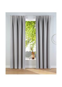 LeGer Home by Lena Gercke Verdunkelungsvorhang &raquo;Alani&laquo;, (1 St.), blickdicht, gewebt, monochrom, basic, verschiedene Gr&ouml;&szlig;en grau