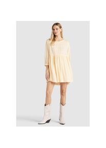 Khujo Blusenkleid &raquo;Kleid CAMRYN&laquo;, mit Streifenmuster wei&szlig; XL Normalgr&ouml;&szlig;en gelb-wei&szlig;-gestreift Regular Fit