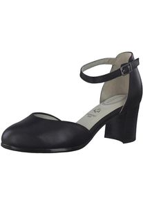 Tamaris COMFORT Spangenpumps, mit Klettverschluss-Riemchen schwarz 38 Gelenkoffener Pumps in komfortabler Schuhweite