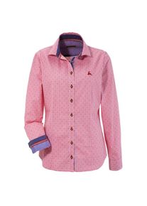 OS-Trachten Trachtenbluse, Damen, im Karo-Design rot 38 Feminine Bluse mit modernem Karo