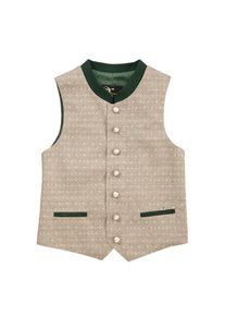 Turi Landhaus Trachtenweste, Kinder, in schimmernder Optik gr&uuml;n 104 beige-tannengr&uuml;n Festliches Trachtengilet in schimmernder Optik