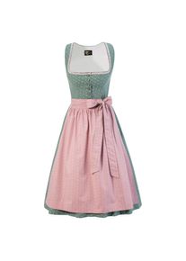 Turi Landhaus Dirndl, (2 tlg.), Damen, midi mit weich fallendem Baumwollrock gr&uuml;n 38 N-Gr Kleider