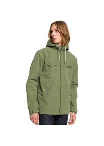 Quiksilver Parka &raquo;Waiting Period&laquo; gr&uuml;n S Four Leaf Clover Stoff: Polyester-Leinwandgewebe