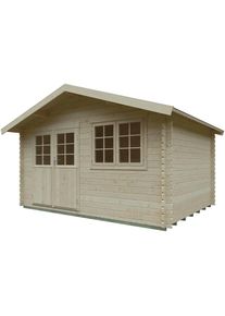 Kiehn-Holz Gartenhaus &raquo;Gipsberg 1&laquo;, (Set) beige natur