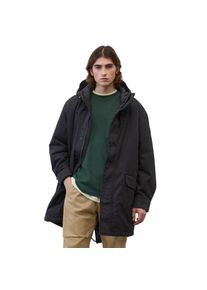 Marc O'Polo MARC O'POLO DENIM Kurzmantel &raquo;aus Bio-Baumwoll-Mix&laquo; schwarz XL L&auml;ssiger Baumwoll-Parka