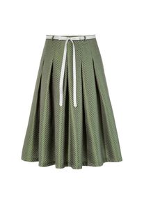 Turi Landhaus Trachtenrock, Damen, abgesteppte Falten f&uuml;r eine perfekte Passform gr&uuml;n 34 oliv Trachtenrock mit wundersch&ouml;nem Webmuster und...