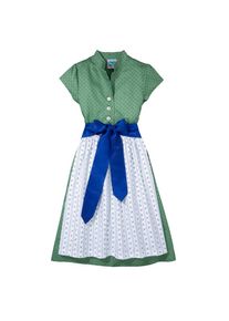 Turi Landhaus Dirndl, (2 tlg.), Kinder, im modischem Design gr&uuml;n 110 N-Gr schilfgr&uuml;n Dirndl mit durchgehenden Kn&ouml;pfen - auch als Kleid tragbar