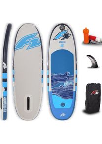 F 2 F2 Inflatable SUP-Board &raquo;Mini Malibu Air&laquo;, (Set, 6 tlg.) blau