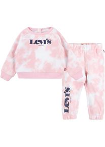 Levi's&reg; kids LEVI'S&reg; KIDS Neugeborenen-Geschenkset, (Set, 2 tlg.), in Batikoptik rosa rosa-wei&szlig; 2tlg. Set von Levi`s Kidswear f&uuml;r M&auml;dchen