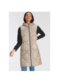 Gil Bret Steppweste, mit Seitenschlitzen beige 40