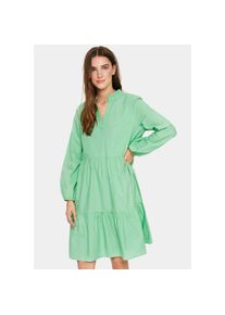 Saint Tropez Sommerkleid &raquo;LouiseSZ Dress&laquo;, mit Volant gr&uuml;n M (38) N-Gr Ming Sommerliches Kleid von Saint Tropez