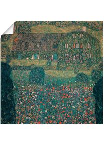 Artland Wandbild &raquo;Landhaus am Attersee. 1914.&laquo;, Garten, (1 St.), als Alubild, Leinwandbild, Wandaufkleber oder Poster in versch. Gr&ouml;&szlig;en bunt