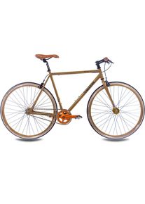 Chrisson Singlespeed &raquo;FG Flat 1.0&laquo;, 1 Gang, ohne Schaltung, (1 tlg.) goldfarben Fahrrad