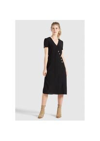 Khujo Blusenkleid &raquo;Kleid PORGY&laquo;, aus leichter Viskose mit Unterrock schwarz XL Normalgr&ouml;&szlig;en Leichte Viskose