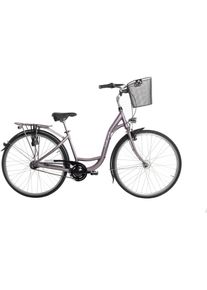 SIGN Cityrad, 7 Gang, Shimano, NEXUS SG-C3001-7C Schaltwerk lila Fahrrad