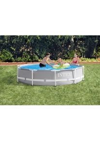 Intex Pool &raquo;Prism Frame&trade; Pool-Set, &laquo;, (Set, 2 tlg.) grau
