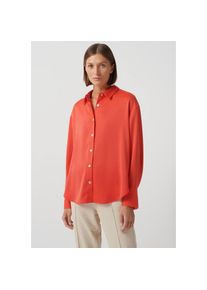 someday Hemdbluse &raquo;Zela&laquo;, in edler Satin-Qualit&auml;t rot 40 Oversize-Bluse von someday