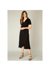 Base Level Wickelkleid &raquo;Yvie&laquo;, In bequemer, elastischer Qualit&auml;t schwarz 40 N-Gr black Wickel-Kleid Yvie von BASE-LEVEL