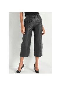 HECHTER PARIS Lederhose, mit weitem Bein - NEUE KOLLEKTION schwarz 42 N-Gr