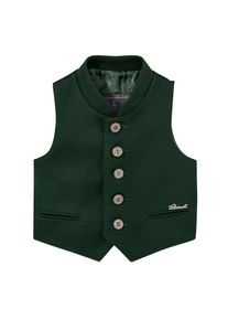 Turi Landhaus Trachtenweste, Kinder, mit Zierkn&ouml;pfen gr&uuml;n 68 Stehkragen