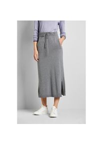 Bugatti Strickrock, mit elastischem Bund grau M dunkelgrau Strickrock mit elastischem Bund und Kordelzug