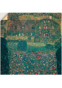 Artland Wandbild &raquo;Landhaus am Attersee. 1914.&laquo;, Garten, (1 St.), als Alubild, Leinwandbild, Wandaufkleber oder Poster in versch. Gr&ouml;&szlig;en bunt