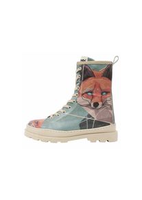 DOGO Winterboots &raquo;Red Fox&laquo;, Vegan bunt 38 Natur Handgefertigt