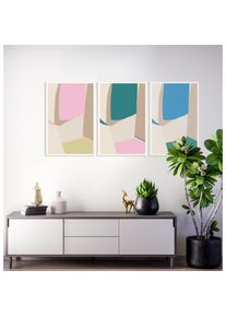 LeGer Home by Lena Gercke Leinwandbild &raquo;Damila&laquo;, Abstrakt, (1 St.) bunt bunt/rosa