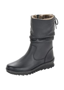 Remonte Winterstiefelette, mit gerafftem Schaft schwarz 38 Modische Stiefelette mit Rei&szlig;verschluss