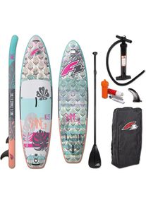 F 2 F2 Inflatable SUP-Board &raquo;Shine Woman&laquo; blau Wassersportboards