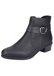 Rieker Stiefelette, mit h&uuml;bscher Zierschnalle schwarz 38 In eleganter Optik