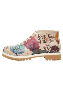DOGO Stiefel &raquo;Best Time Of The Year&laquo;, Vegan bunt 41 Natur Handgefertigt