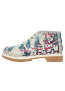 DOGO Stiefel &raquo;Winter Is Here&laquo;, Vegan bunt 40 Blau Handgefertigt