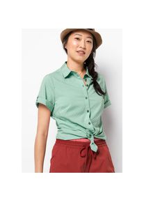 Jack Wolfskin Karobluse &raquo;MATATA SHIRT W&laquo; gr&uuml;n XXL (48) hellgr&uuml;n-kariert Bluse f&uuml;r Reise und Alltag