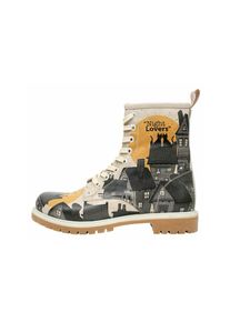 DOGO Stiefel &raquo;Night Lovers&laquo;, Vegan bunt 36 Natur Handgefertigt