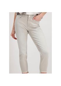 monari 7/8-Hose, mit Destroyed-Effekten beige 46 N-Gr Trendige R&ouml;hrenhose mit Destroyed-Effekten von monari