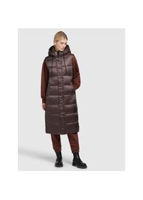 Khujo Steppweste &raquo;Weste TOURIN SATIN&laquo; grau XS Taupe Abnehmbare Kapuze mit Kordelzug