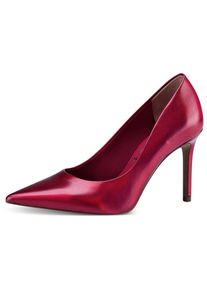 Tamaris High-Heel-Pumps, im sch&ouml;nen Metallic-Look pink 35 pink-metallic Klassischer Pumps in spitzer Form