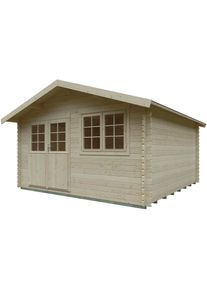 Kiehn-Holz Gartenhaus &raquo;Gipsberg 2&laquo;, (Set) beige natur