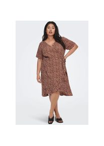 Only CARMAKOMA Wickelkleid &raquo;CARLIVIA&laquo;, mit Volants rosa 48 N-Gr rose Wickelkleid von Only CARMAKOMA